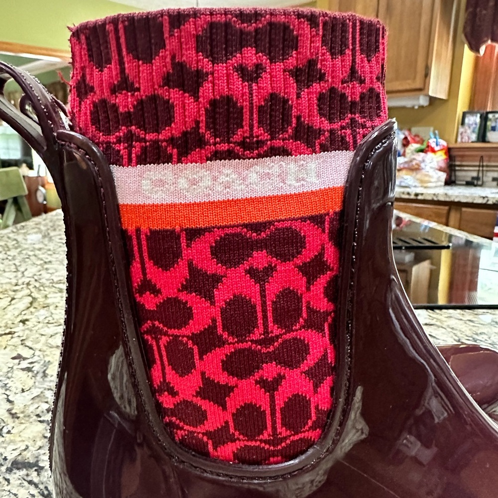COACH Chelsea Rain Boots - Picture 3 of 8